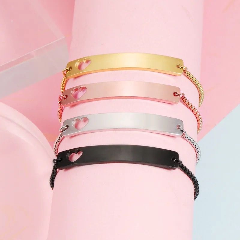 Titanium Steel 18K Gold Plated Bracelet