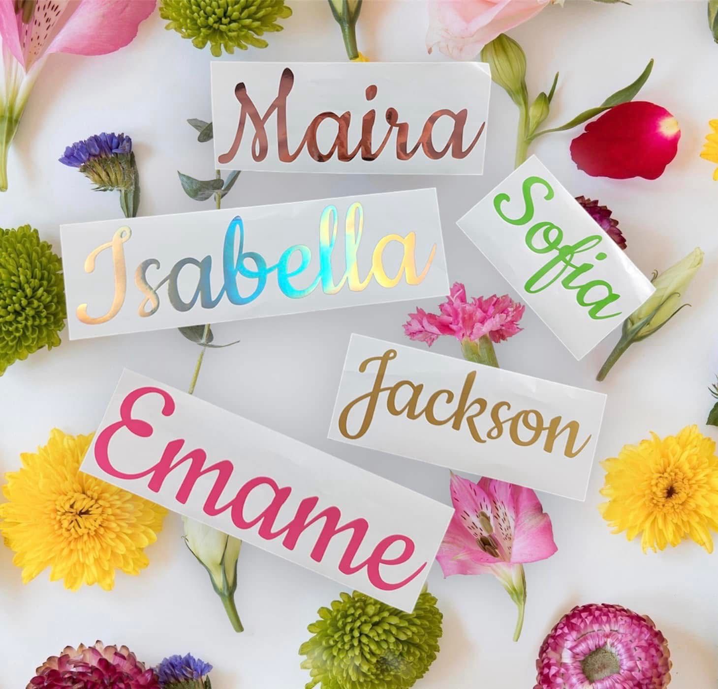 VINYL TEXT STICKER