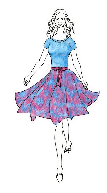 T-shirt Pattern #11202 - Printed