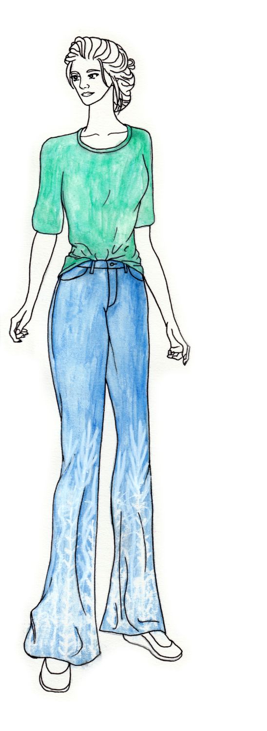 Knit Top Pattern #11201 - Printed