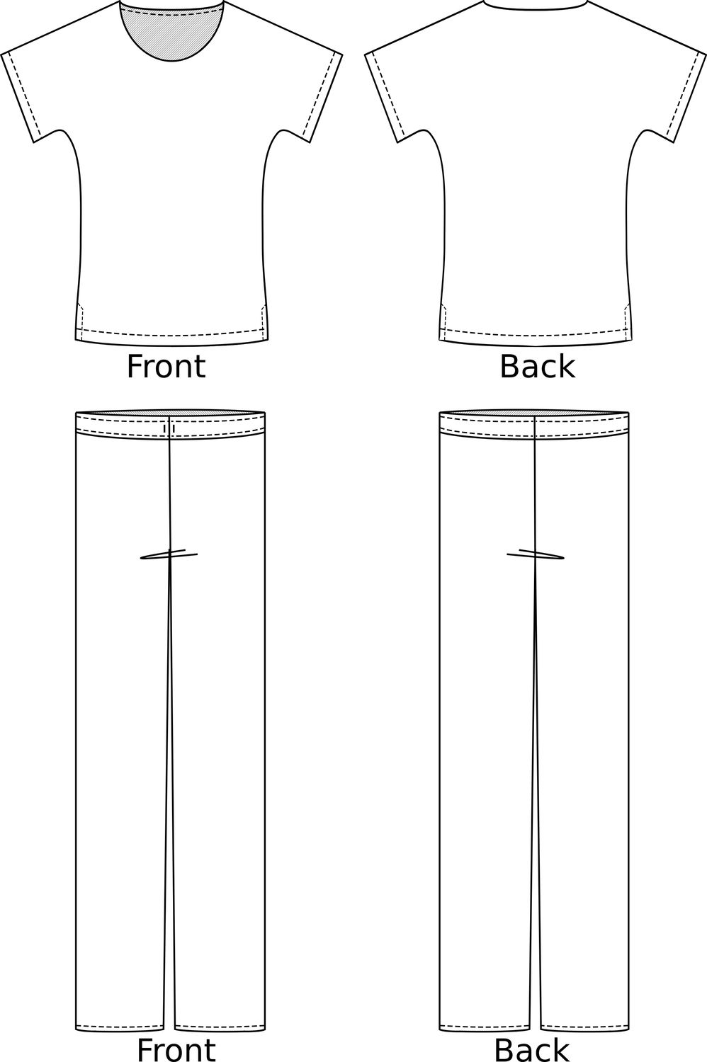 Scrubs Pattern #33101 - Printed