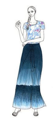 Wrap Pant Pattern #12271 - Printed