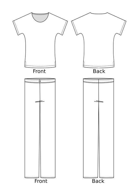 Scrubs Pattern #33101 - Printed
