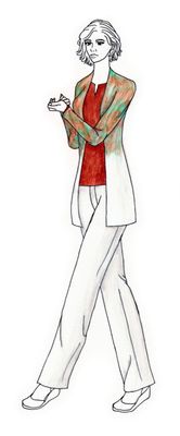 Trousers Pattern #12101 - Printed