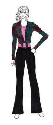 Jeans Pattern #12301 - Printed