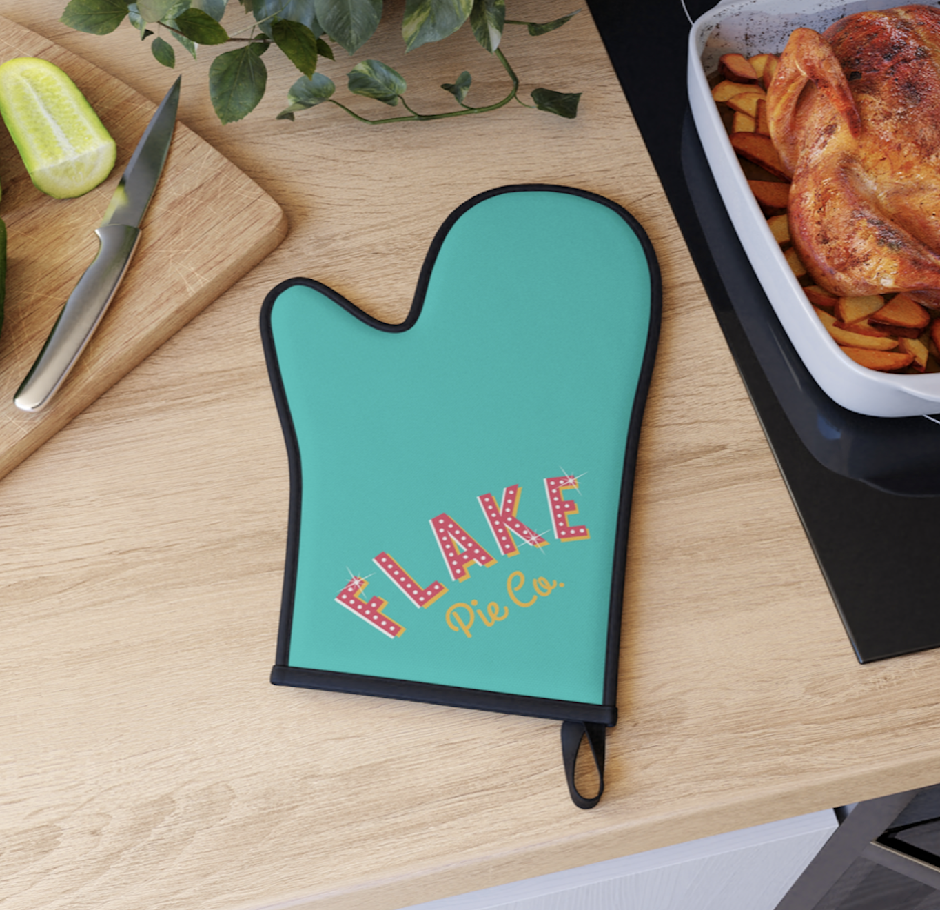 Flake Oven Mitt