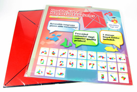 Double-Sided Magnetic Tangrams