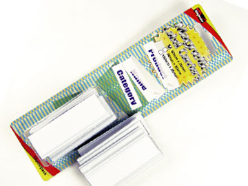 Magnetic Label Carriers (20mmx60mm/0.79inx2.36in)