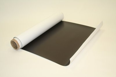Magnetic Sheeting Roll 0.020" (20mil) w/Printable White Vinyl