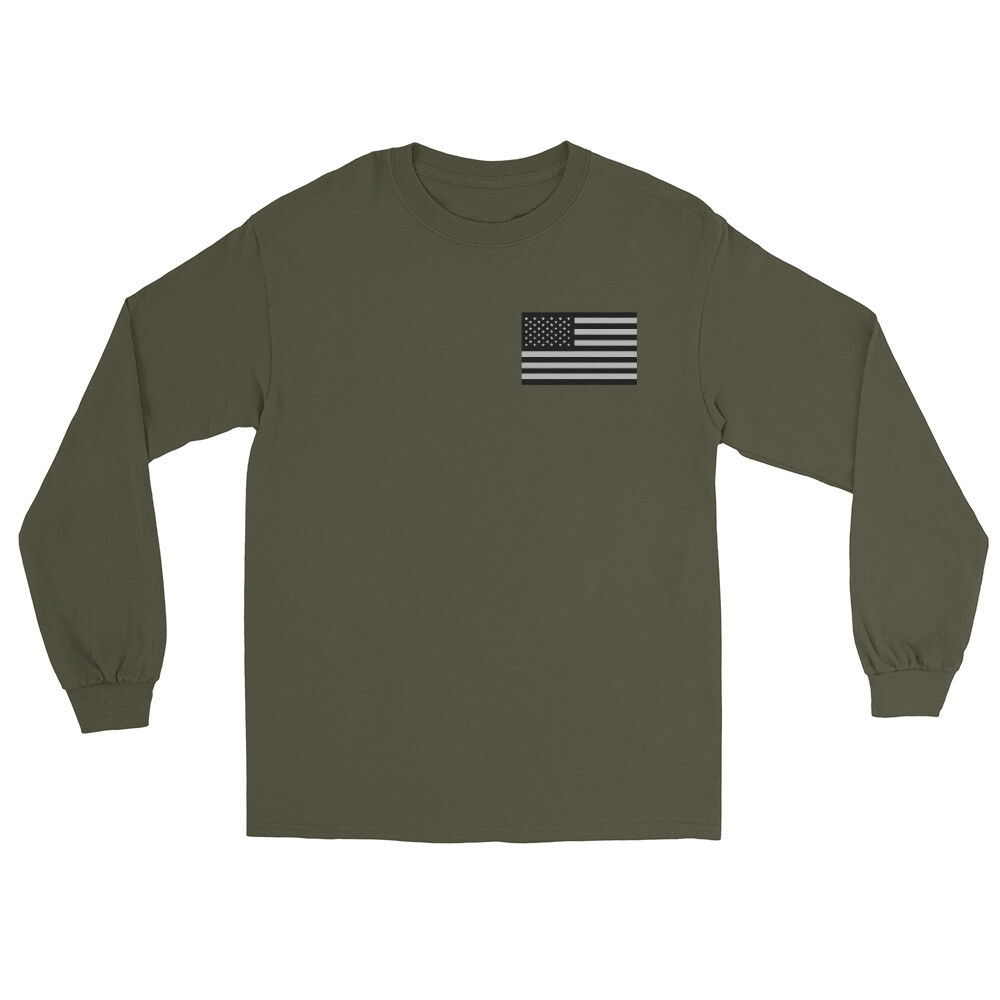 Tiburon Police Patriotic Subdued Long Sleeve Shirt