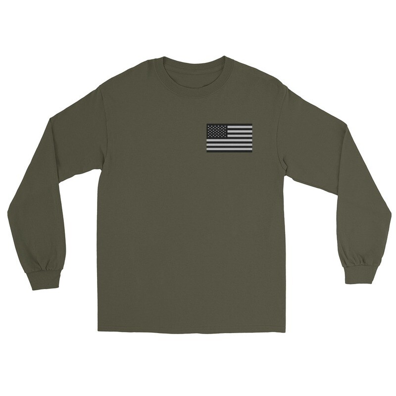Tiburon Police Patriotic Subdued Long Sleeve Shirt