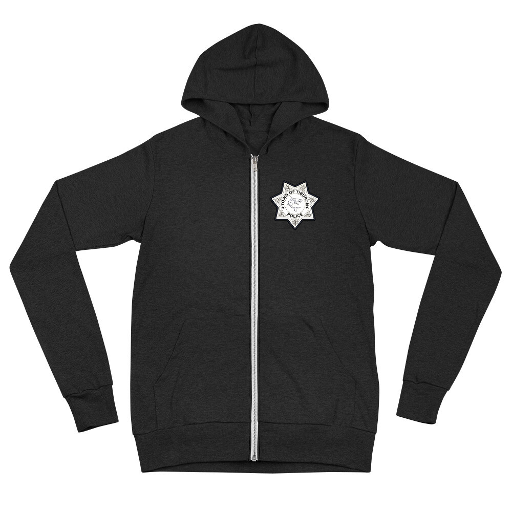 Tiburon Basic Badge Unisex Zip Hoodie