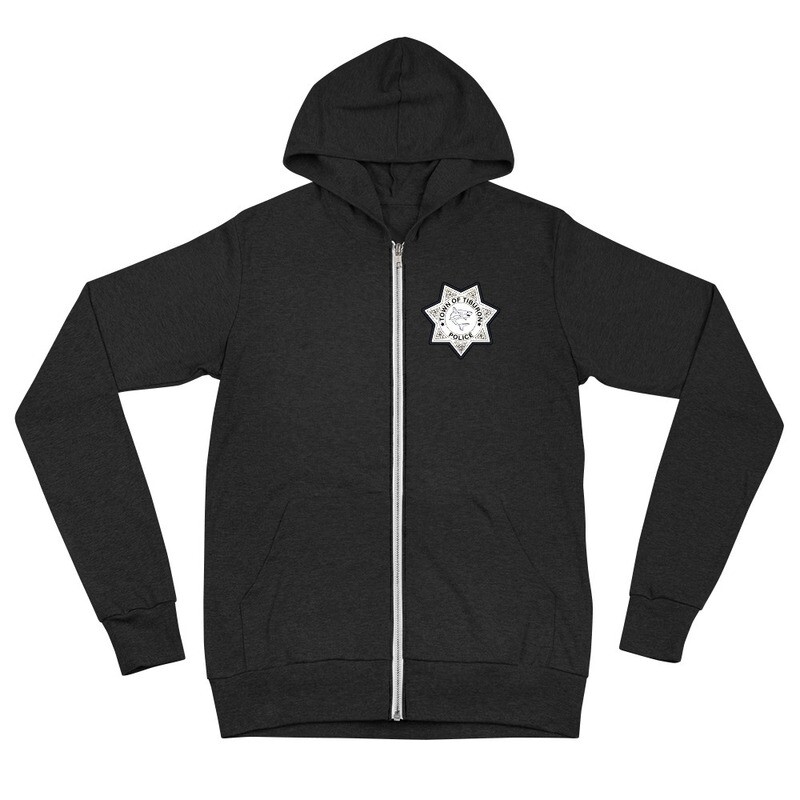 Tiburon Basic Badge Unisex Zip Hoodie