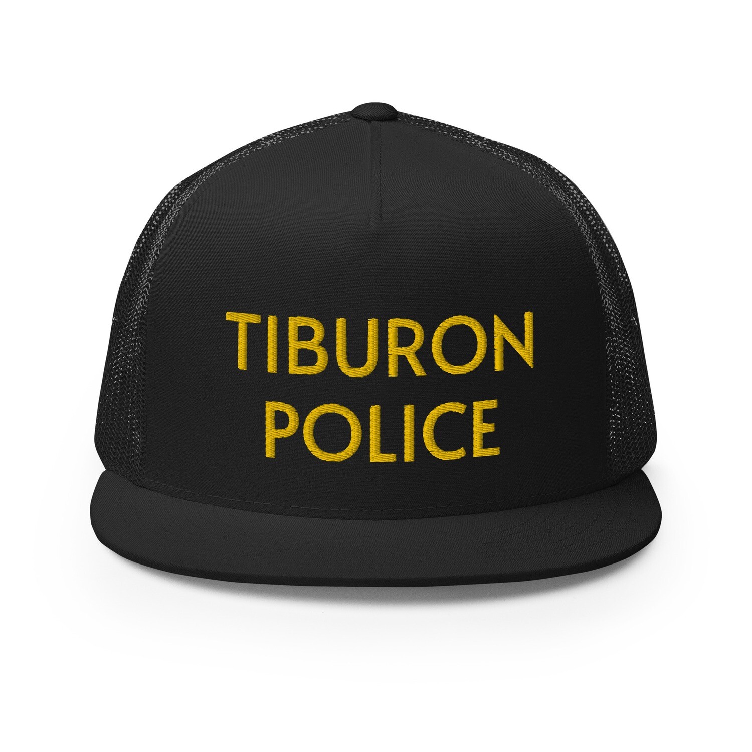 Tiburon Police Snapback Trucker Cap