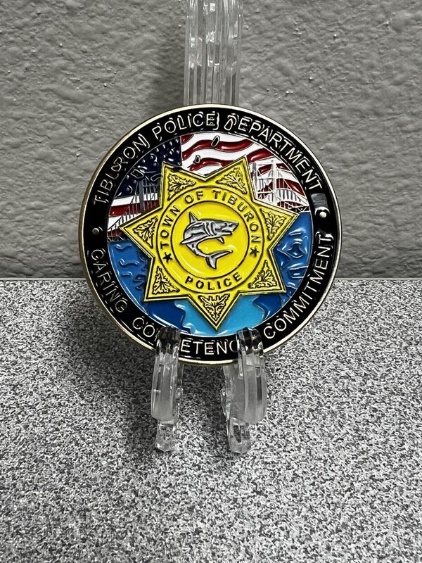 Tiburon Police Department Challenge Coin