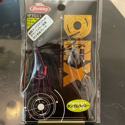 Berkley Dex Tungsten/Titanium Spinnerbaits 1/2oz Matt Black TW