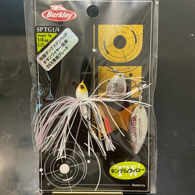 Berkley Dex Tungsten/Titanium Spinnerbaits 1/4oz Pearl White TW