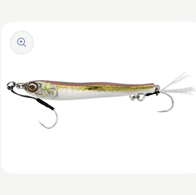 Little Jack Metal Adict Type03 40g/1.41oz Saltwater Jig #07 Real Bait