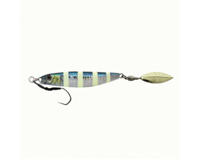 Little Jack Metal Adict Type01 60g/2.12oz Saltwater Jig #07 Zebra Glow Iwashi
