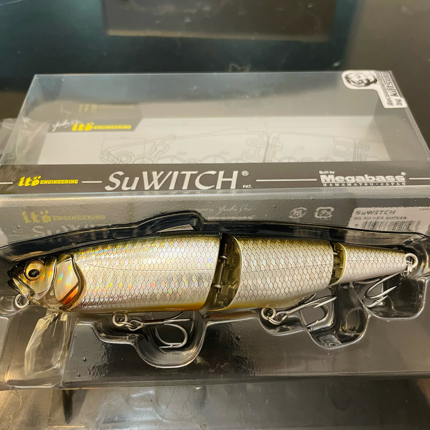 Megabass SuWitch GG Silver Shiner 137mm 1-1/8oz