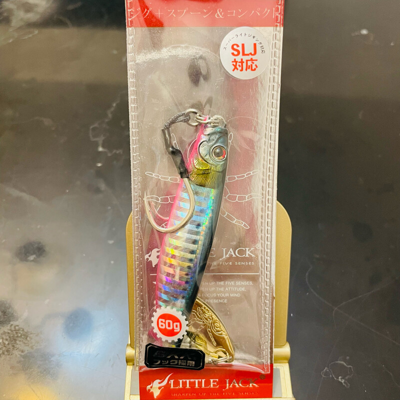 Little Jack Metal Adict Type01 60g/2.12oz Saltwater Jig #04 Blue Pink Iwashi