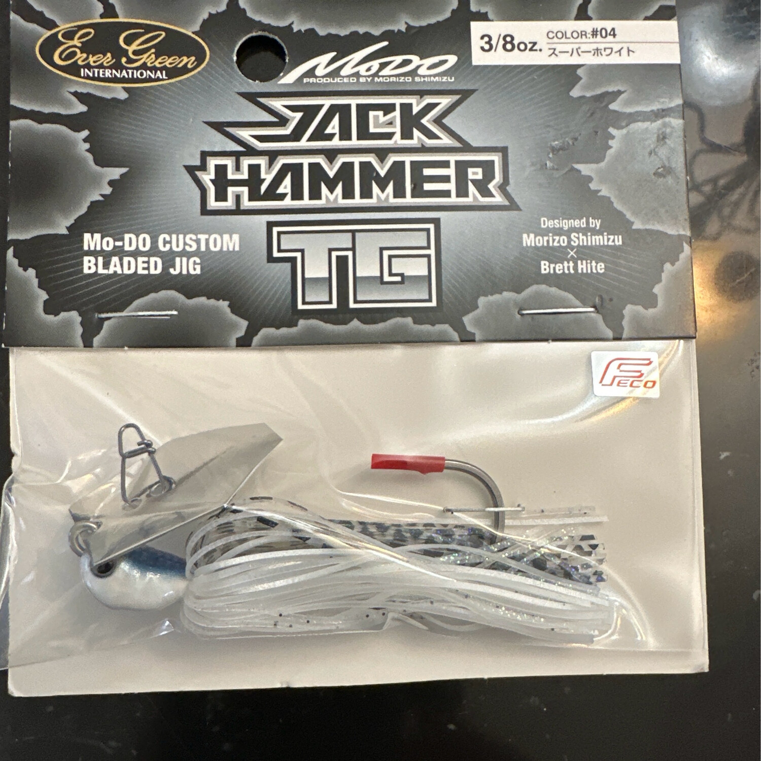 Evergreen Jackhammer TG Tungsten 3/8oz Super White NIP