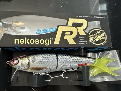 Phat Lab Nekosogi RR JDM 2 In 1 Swimbait. 3oz Class, 9.25”, Removable Lip, Crank Or Swim, 0-7.5’ Depth, Konoshiro, NIP