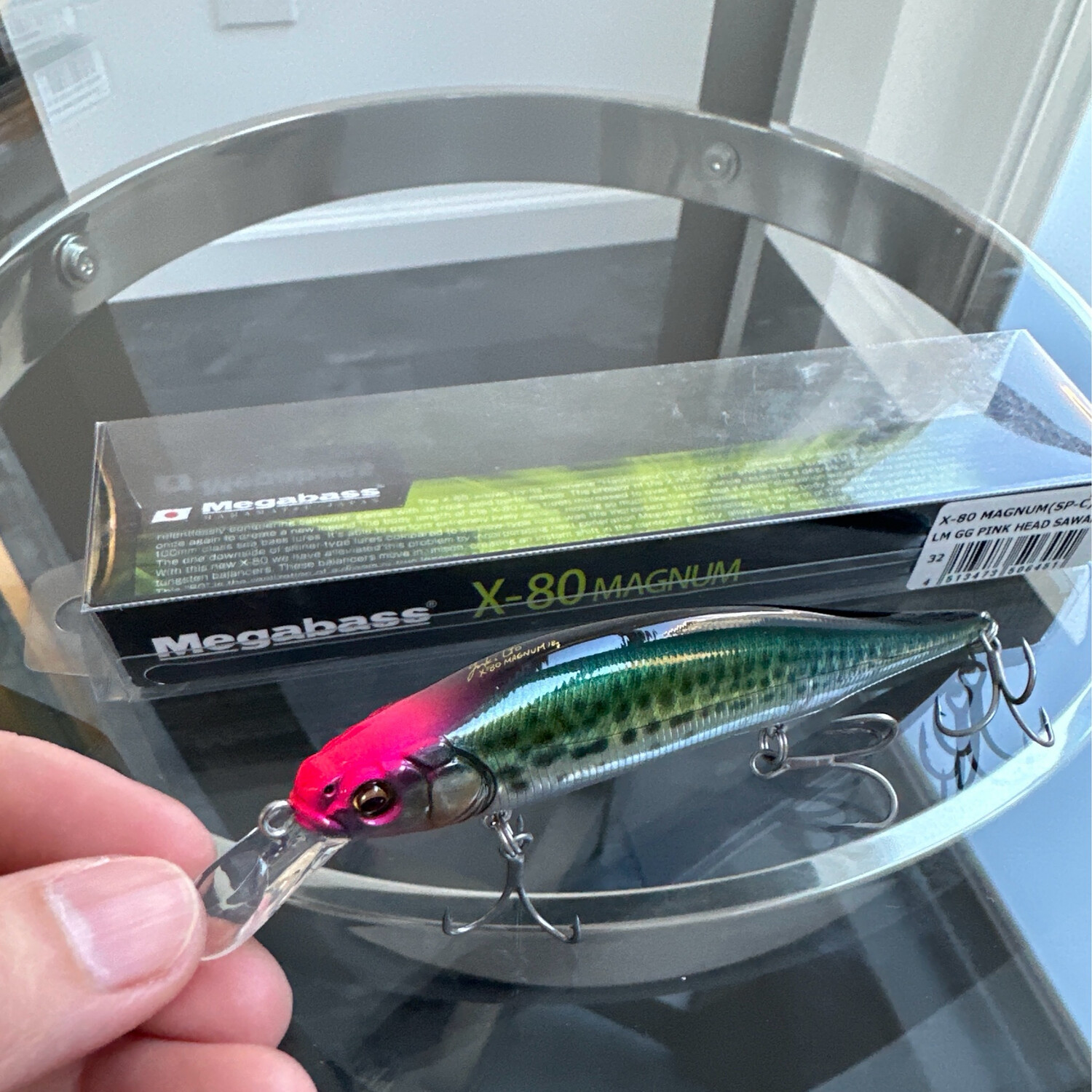 Megabass X-80 Magnum (SP-C) LM GG Pink Head Sawara #32