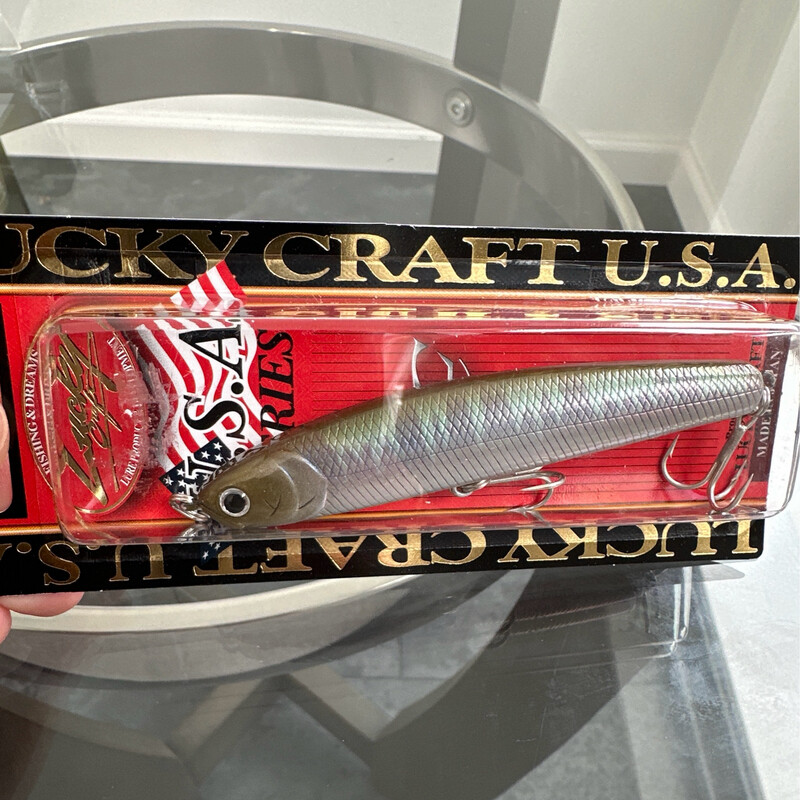 Lucky Craft Wander 95 S Misty Shad. 3-3/4” 3/4oz, NIP