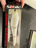 Sebile Magic Swimmer 190 FS Ghostescent 7.5”, 3-3/8oz Fast Sinking NIP