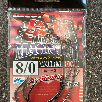 Decoy Makisasu Hook Magnum Worm30M #8/0