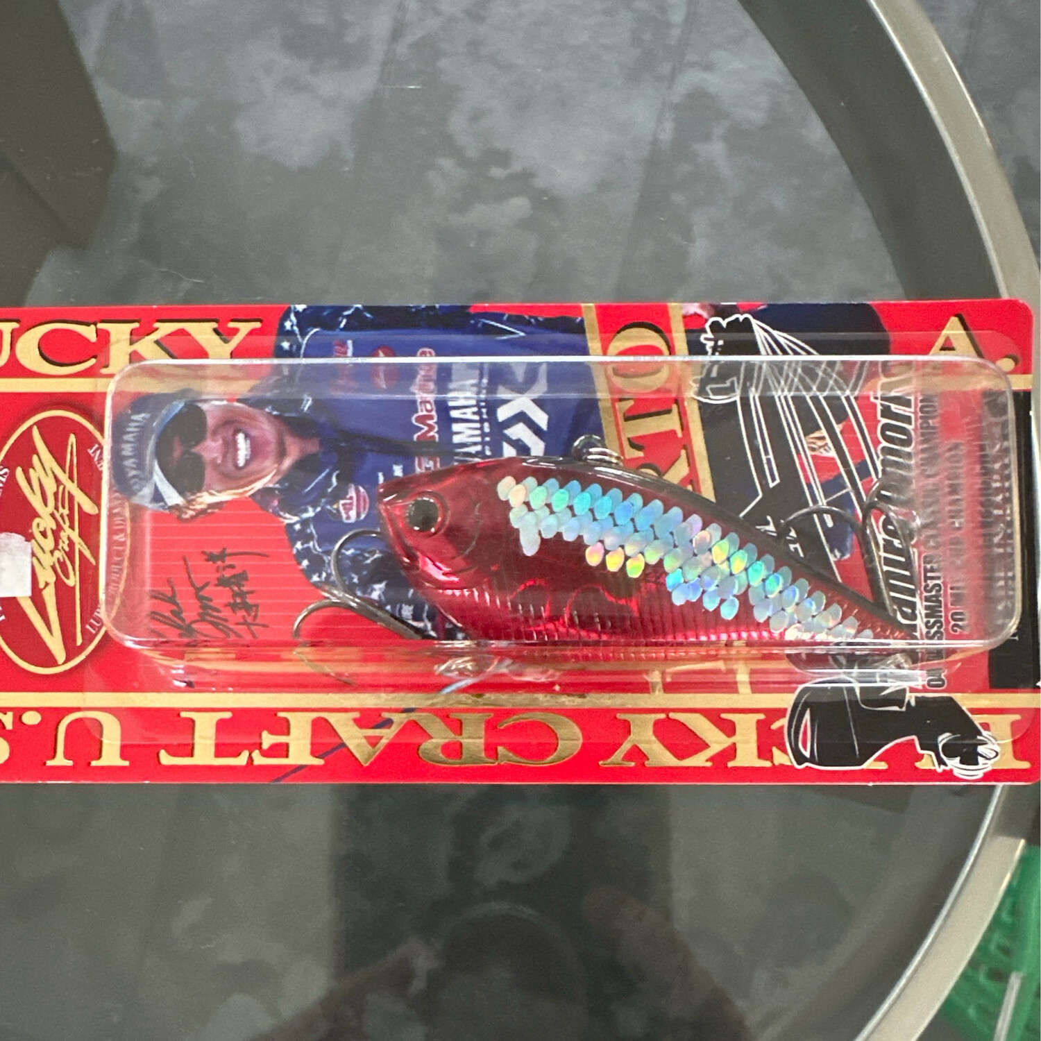 Lucky Craft LV RTO-150 Sinking 2.5&quot; 1/2oz MS Gekiatsu Red Japan Shad Lipless Crankbait