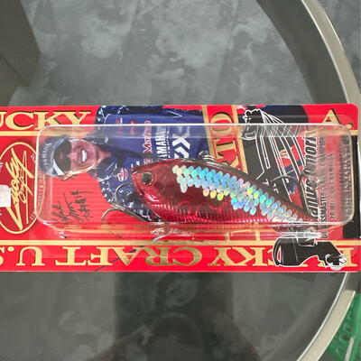 Lucky Craft LV RTO-150 Sinking 2.5&quot; 1/2oz MS Gekiatsu Red Japan Shad Lipless Crankbait