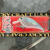 Lucky Craft KJ Flat 1.5 Floating 2-1/2” 3/8oz MS Ghost Wakasagi NIB