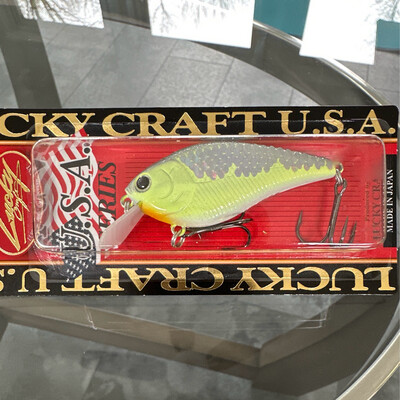 Lucky Craft KJ Flat 1.5 Floating 2-1/2&quot; 3/8oz MS Crack
