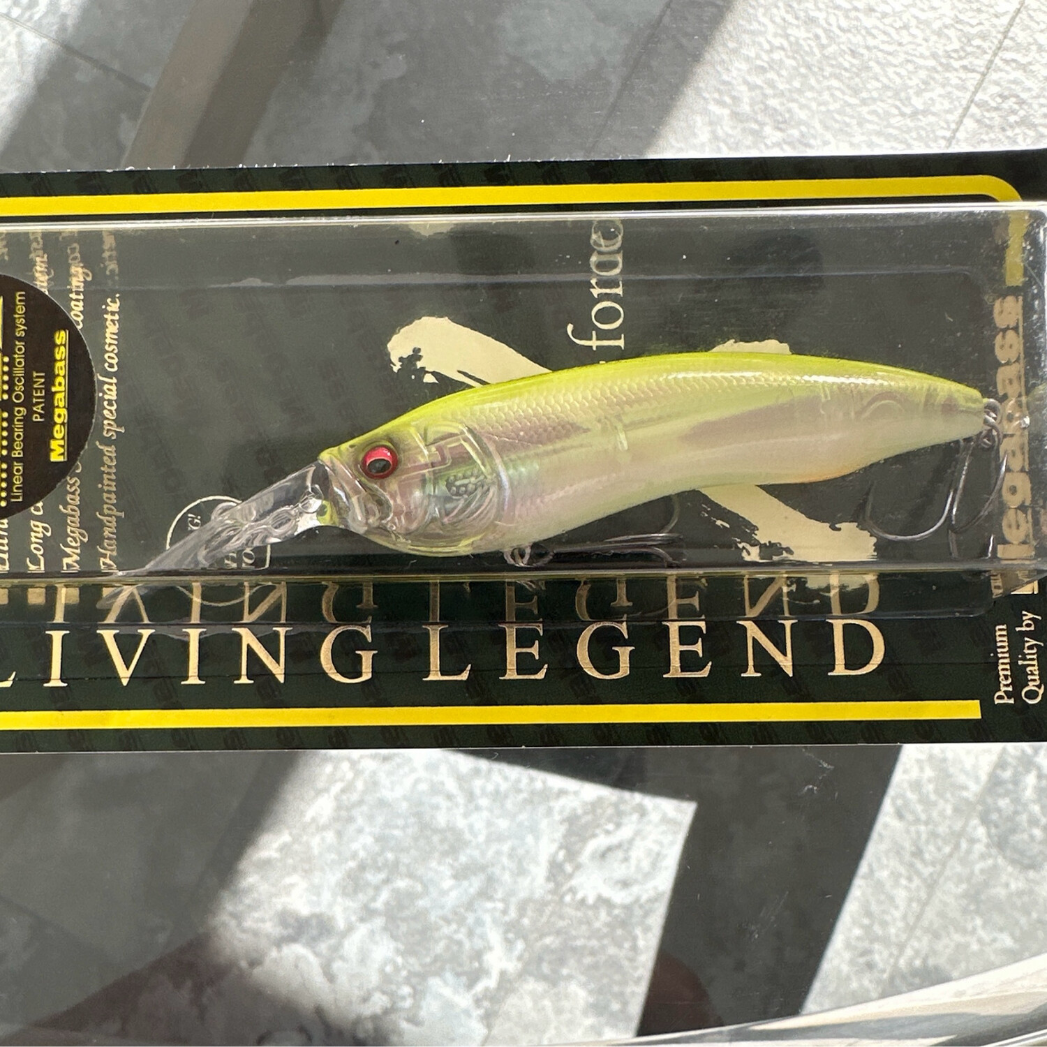 Megabass Live-X Model1 LBO GP Chart Back