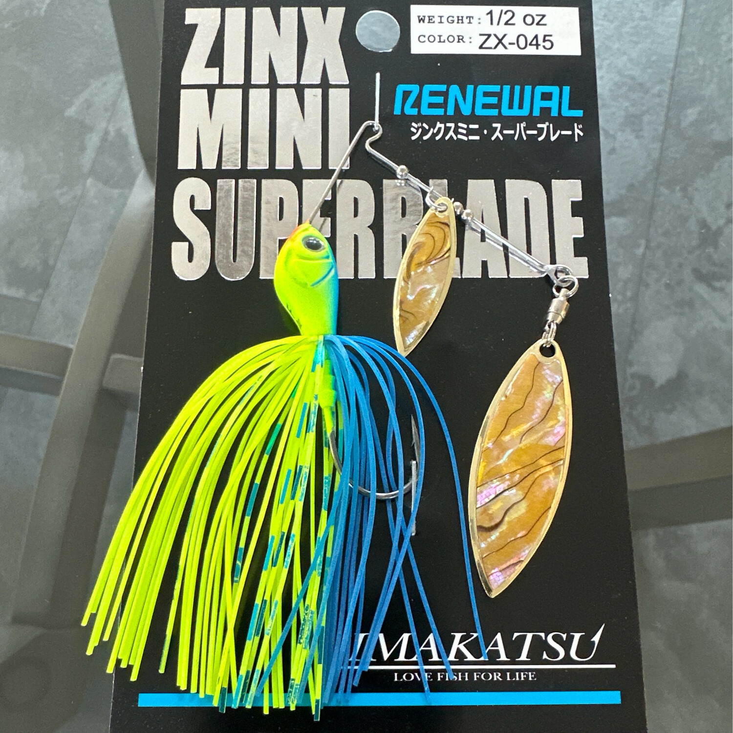 Imakatsu Zinx Mini Super Blade Spinnerbait 1/2oz ZX-045