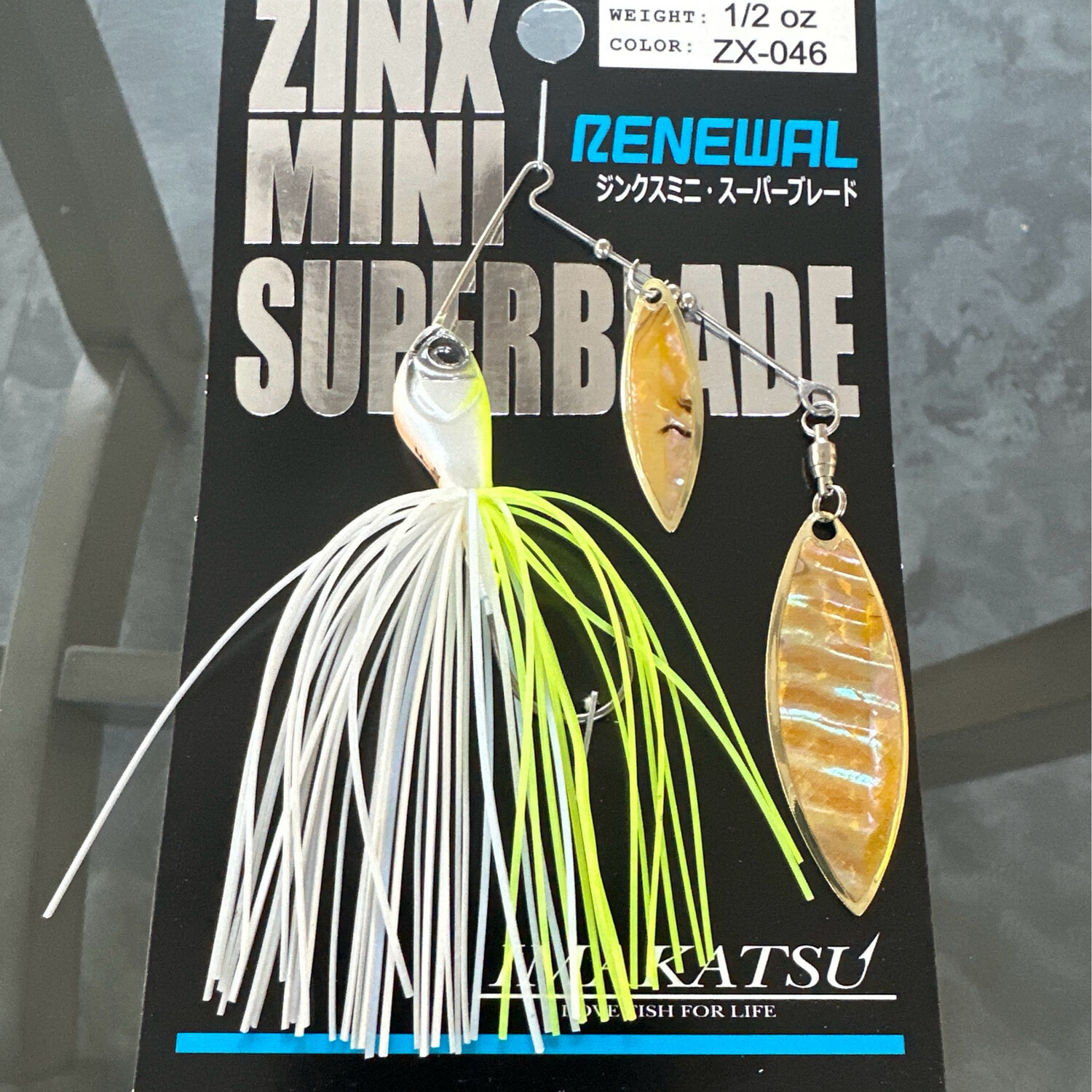 Imakatsu Zinx Mini Super Blade Spinnerbait 1/2oz ZX-046