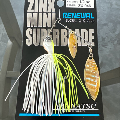 Imakatsu Zinx Mini Super Blade Spinnerbait 1/2oz ZX-046