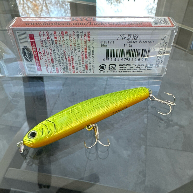 Lucky Craft Wander 80 ESG Golden Pineapple