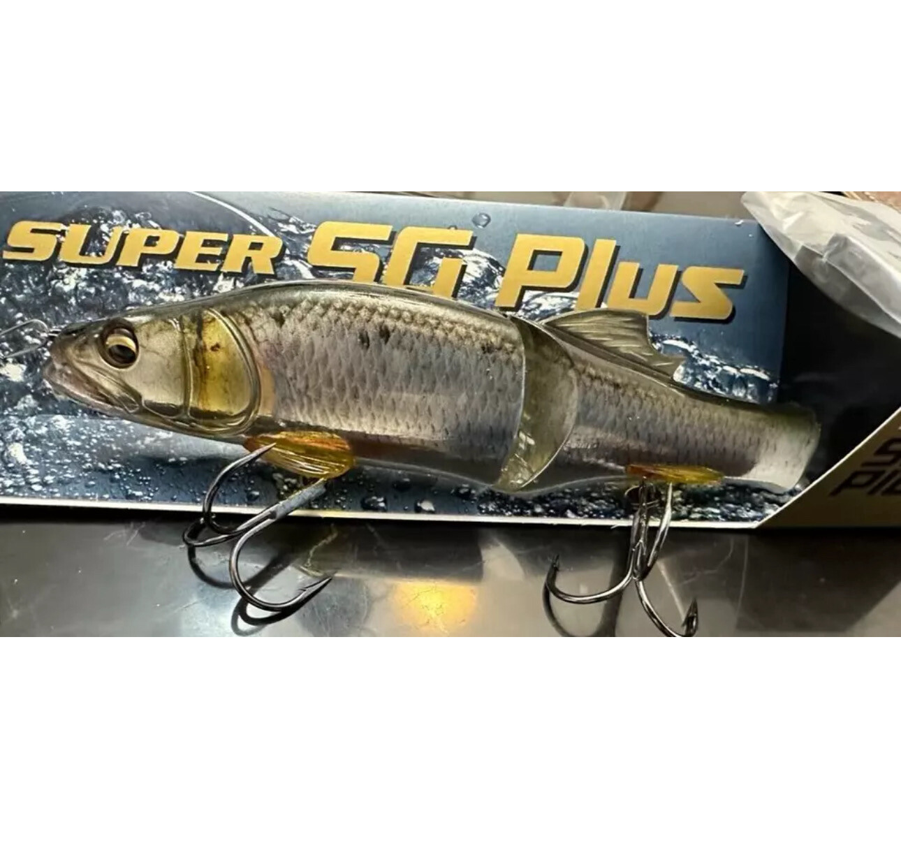 Imakatsu Super SG Plus JDM Swimbait Dead Slow Sink #613 3D Hasu Female 6&quot; 1.25oz NIB