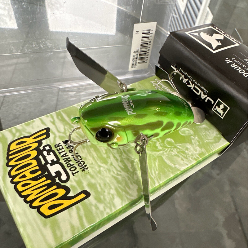 Jackall Pompadour Jr. Topwater Noisy Bait Tonosamagaeru JDM