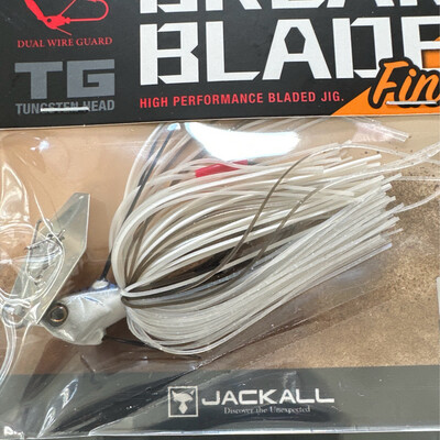 Jackall Super Break Blade Fine 1/4oz Super White Bladed Jig