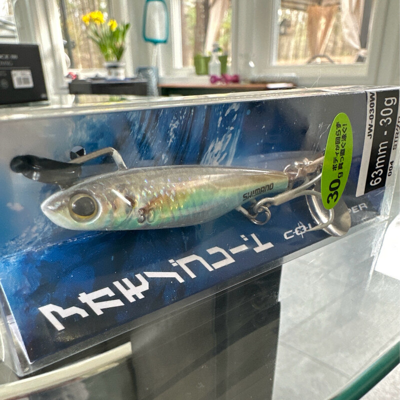 Shimano JW-030W Colt Sniper Aomono Blade 30g #004 STR Glow Aji