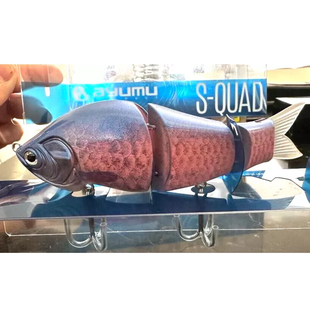 Ayumu S-Quad 120 Type S Sinking Triple Jointed Natural Swimming 4.8&quot; NIP