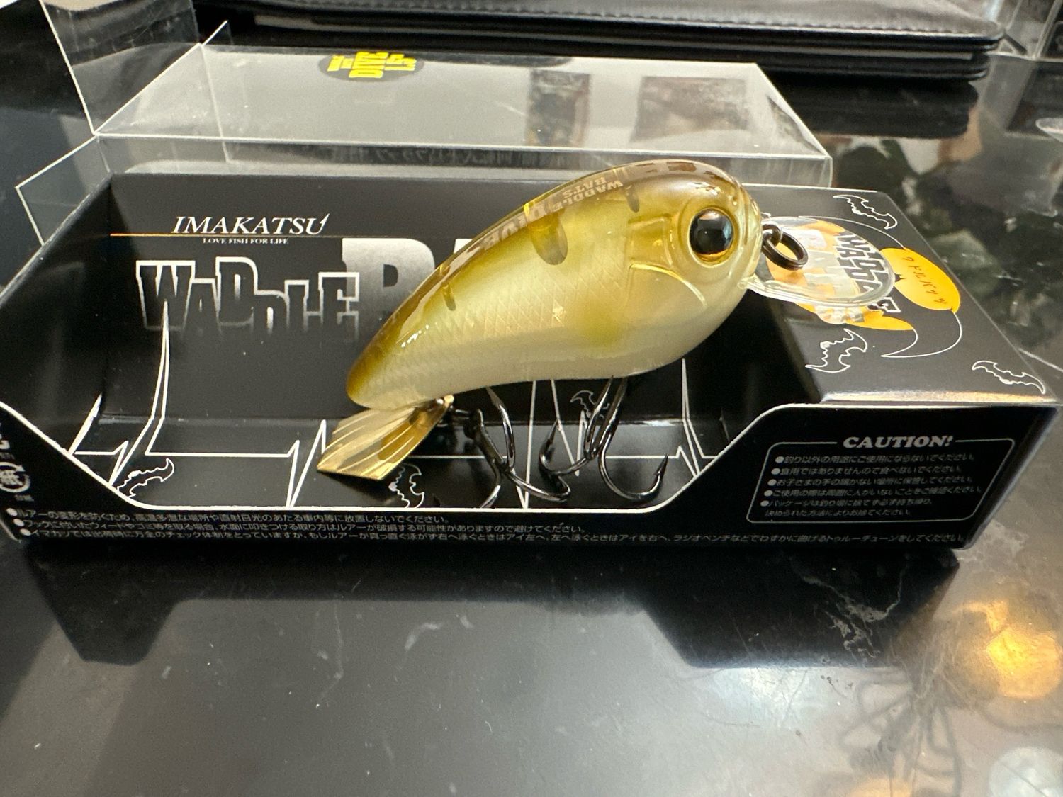 Imakatsu Waddle Bats Dive 5’ JDM Crank Flash Back Ghost Ayu, With Underspin. 2.2” 3/7oz. NIB