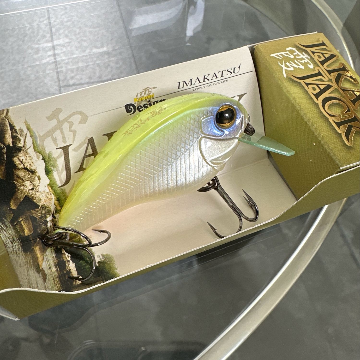 Imakatsu Jaka Jack JDM Curved Body, Muddy Crystal RARE 2.4&quot; 3/8oz 2-3&#39; Diver NIP