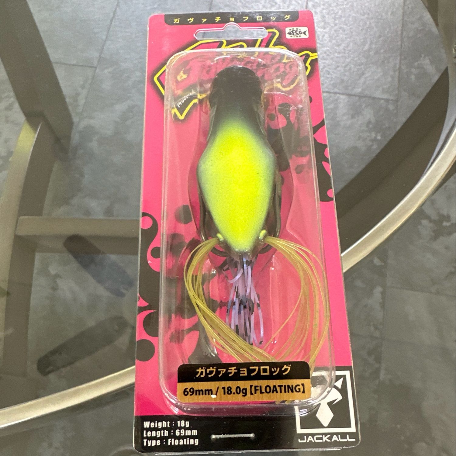 Jackall Gavacho Frog Chart Strike Gill Popper Frog 69mm 18.0g (Floating)