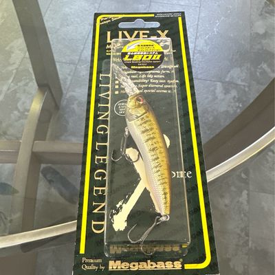Megabass Live-X Model1 LBO GG Small Mouth Bass
