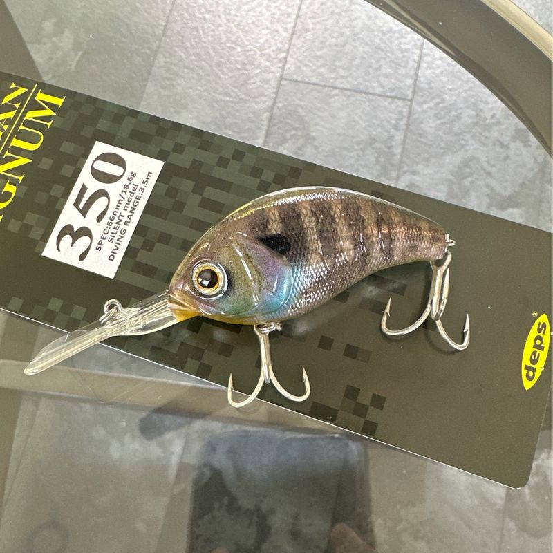 Deps Korrigan Magnum 350 Real BlueGill 66mm 18.6g Silent Model 3.5m Diver